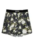 TOM FORD silk-blend pyjama shorts - Black