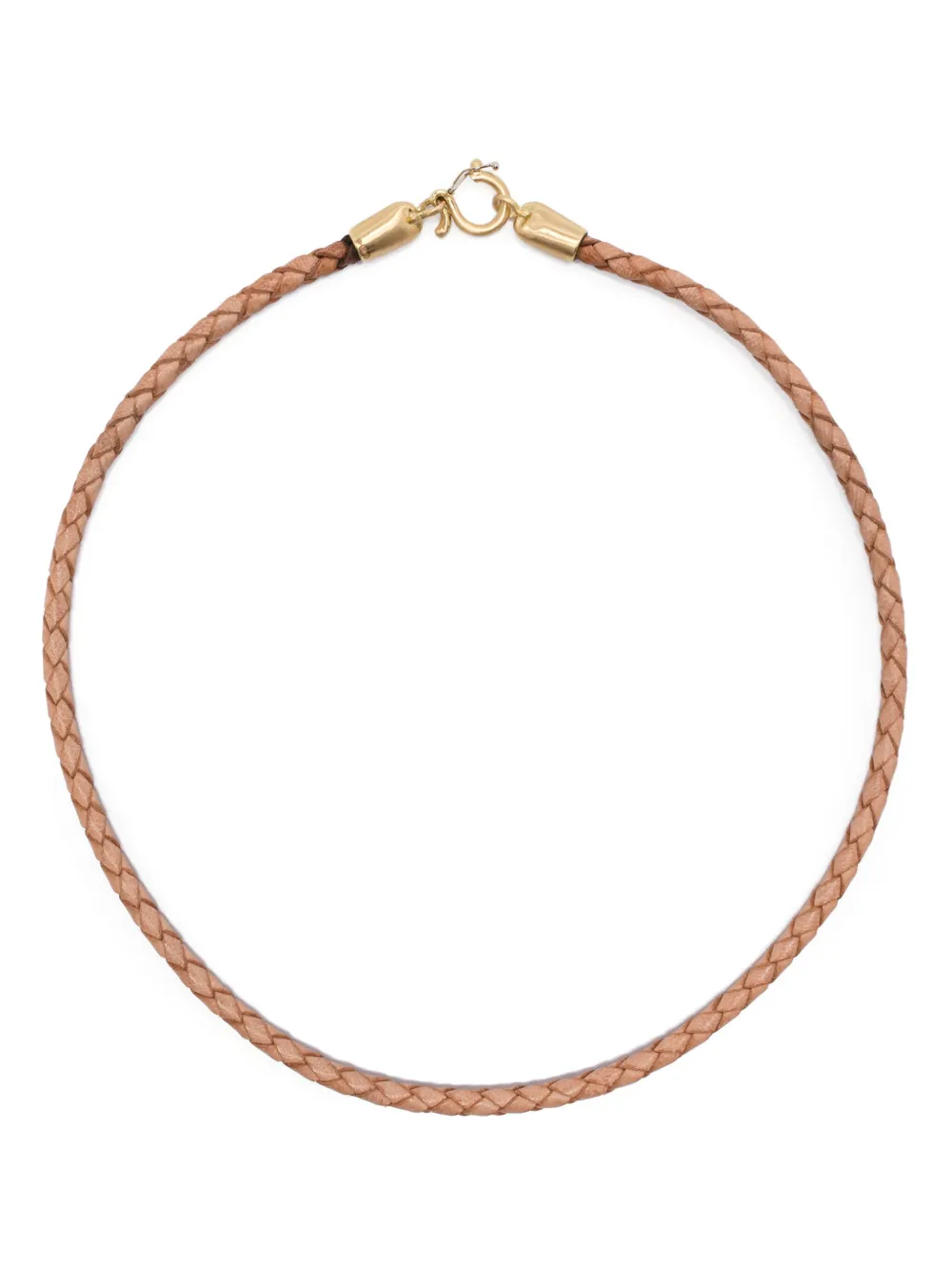 18K yellow gold Intreccia necklace