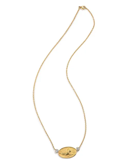 RENATO CIPULLO collar Ninfa en oro amarillo de 18kt con diamante