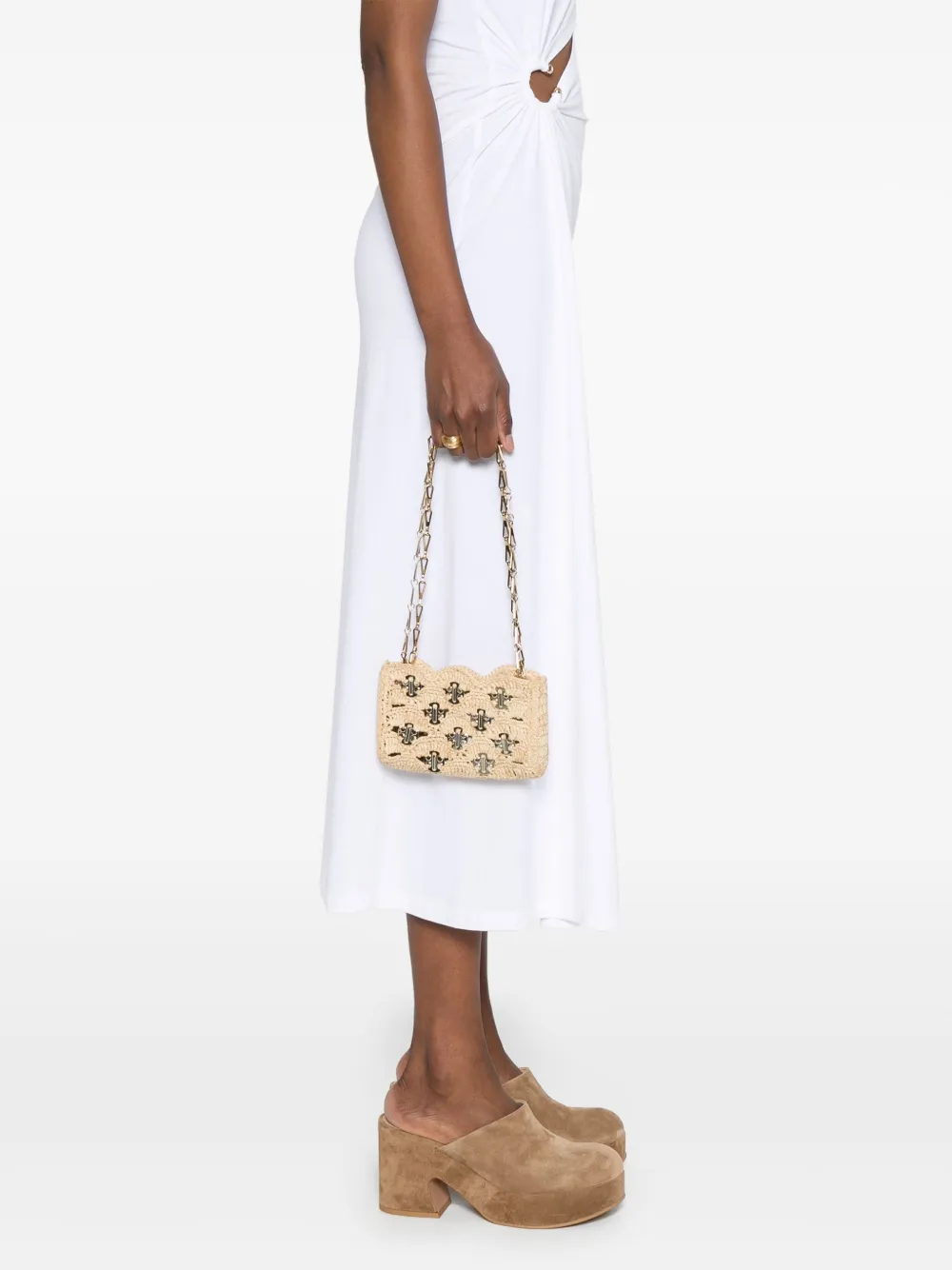 Rabanne Sac a Main shoulder bag - Beige
