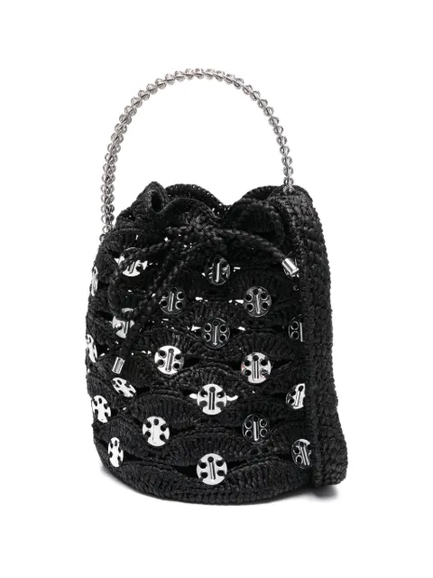 Rabanne raffia bucket bag 25PSS0478NAT041 - 0