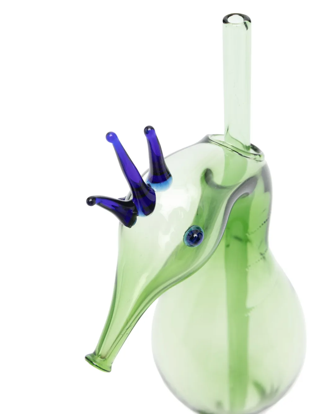 Les-ottomans Seahorse Cocktail Glass In Green
