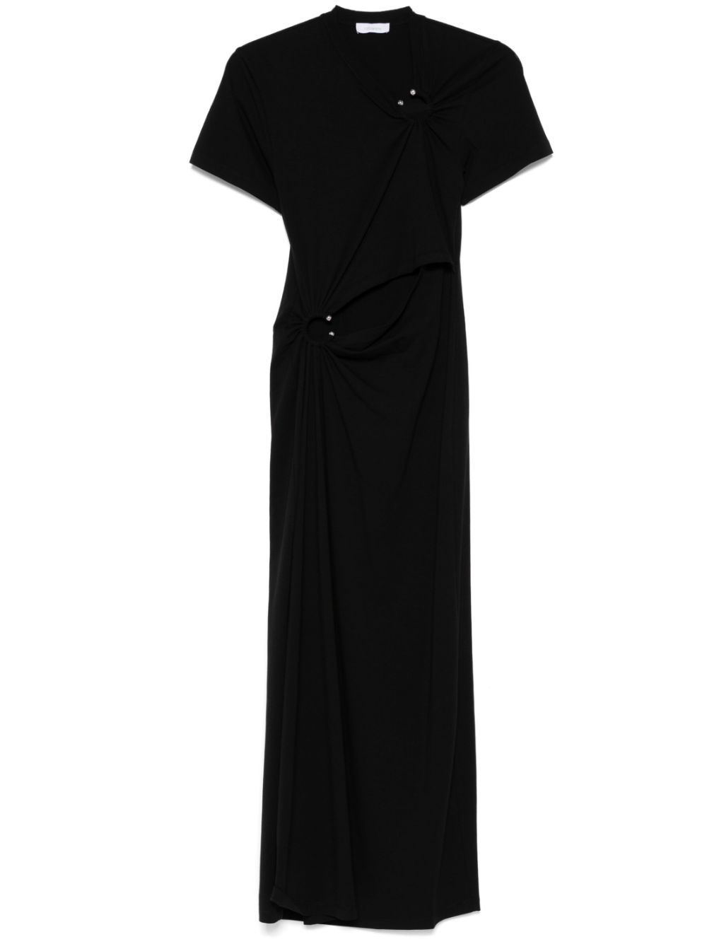 Rabanne jersey midi dress – Black