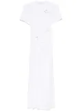 Rabanne jersey midi dress - White