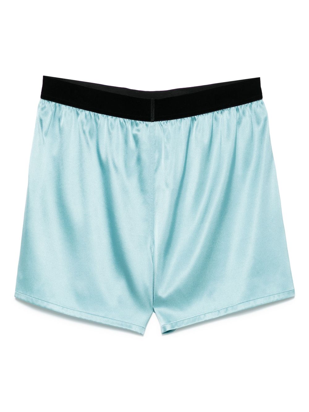 TOM FORD satin pajamas shorts - Blue