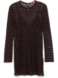 Missoni open-knit mini dress - Black