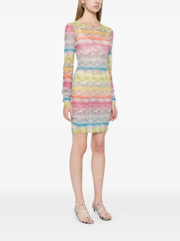 Missoni zigzag-print Mini Dress | Yellow | FARFETCH