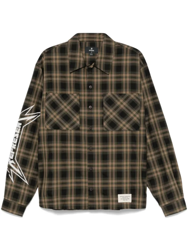 Chemise Equisite Show XS Marron – Finitions Noires, Neuve Avec Défaut, Fabriquée En Chine