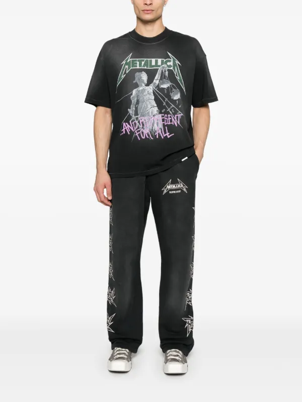 【REPRESENT】★Justice T-Shirt★ Metallica Justice T-Shirt | Stained Black | REPRESENT