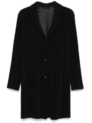 Homme Plissé Issey Miyake Basics ジャケット | ブラック | FARFETCH JP
