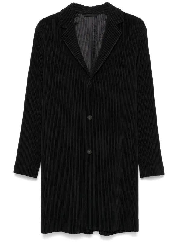 ISSEY MIYAKE ジャケット Homme Plissé Issey Miyake プリーツ ジャケット | ブラック