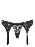 Kiki de Montparnasse Leah G-string garter - Black