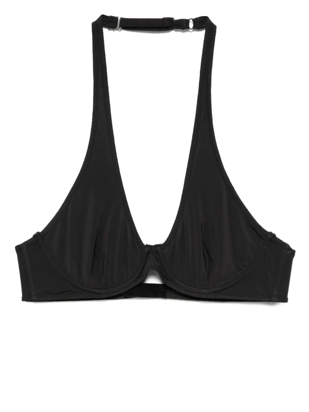 Kiki de Montparnasse halter-neck bra – Black