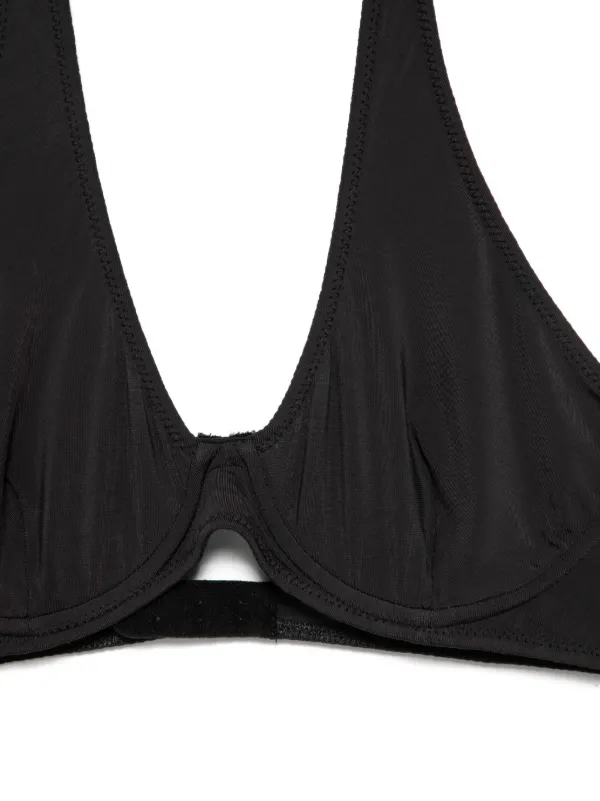 Lace Inset balconette bra