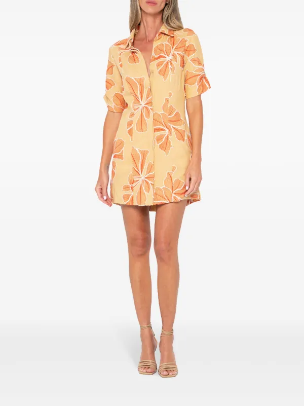 JBQ Ginger Mini Dress | Orange | FARFETCH