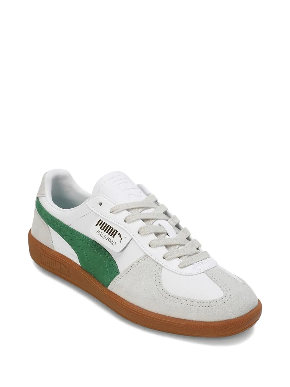 Puma Palermo Lth Man Sneakers White Size 9 Cowhide In White