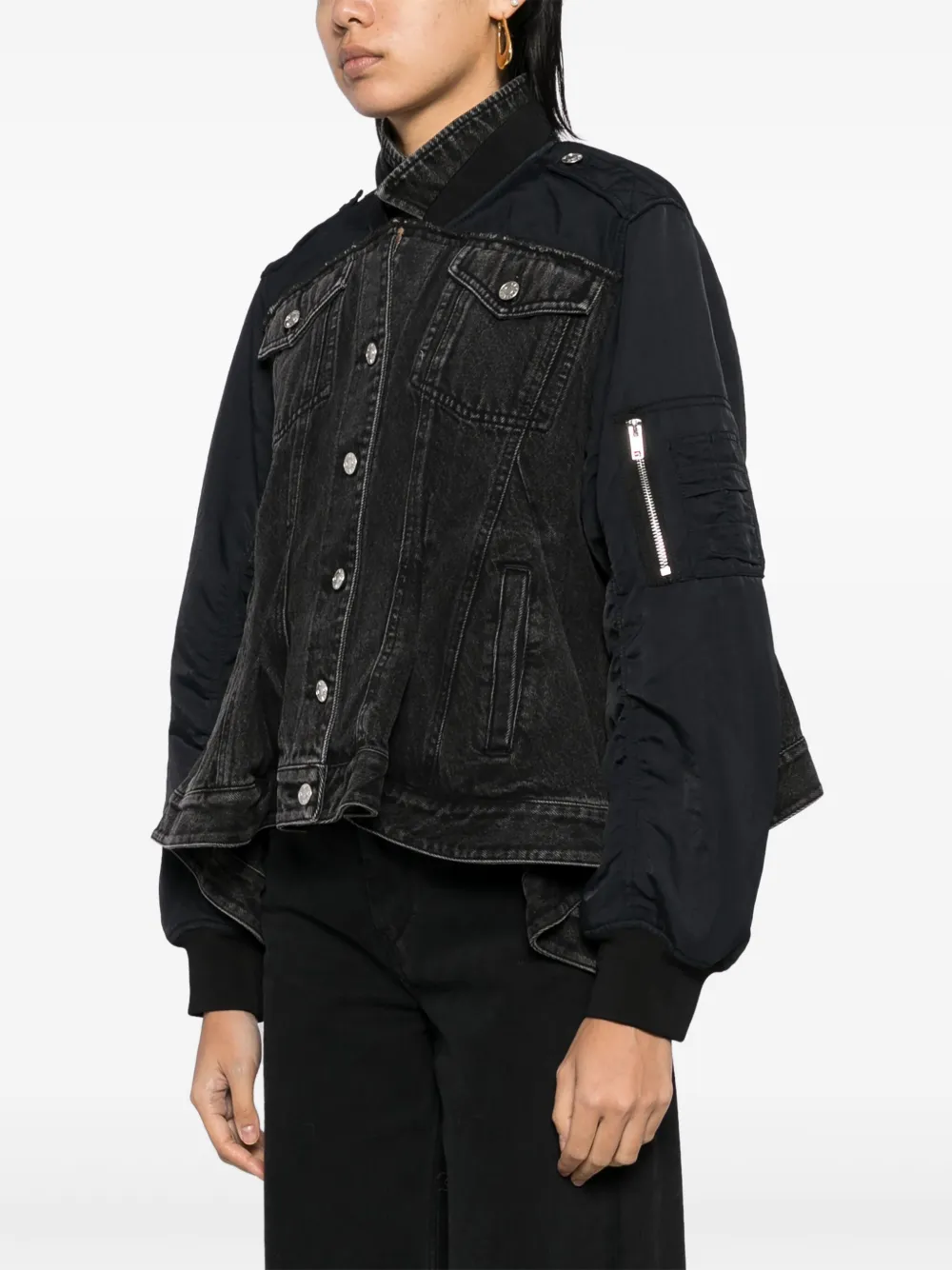 3.1 Phillip Lim Hybrid Denim Flight Jacket