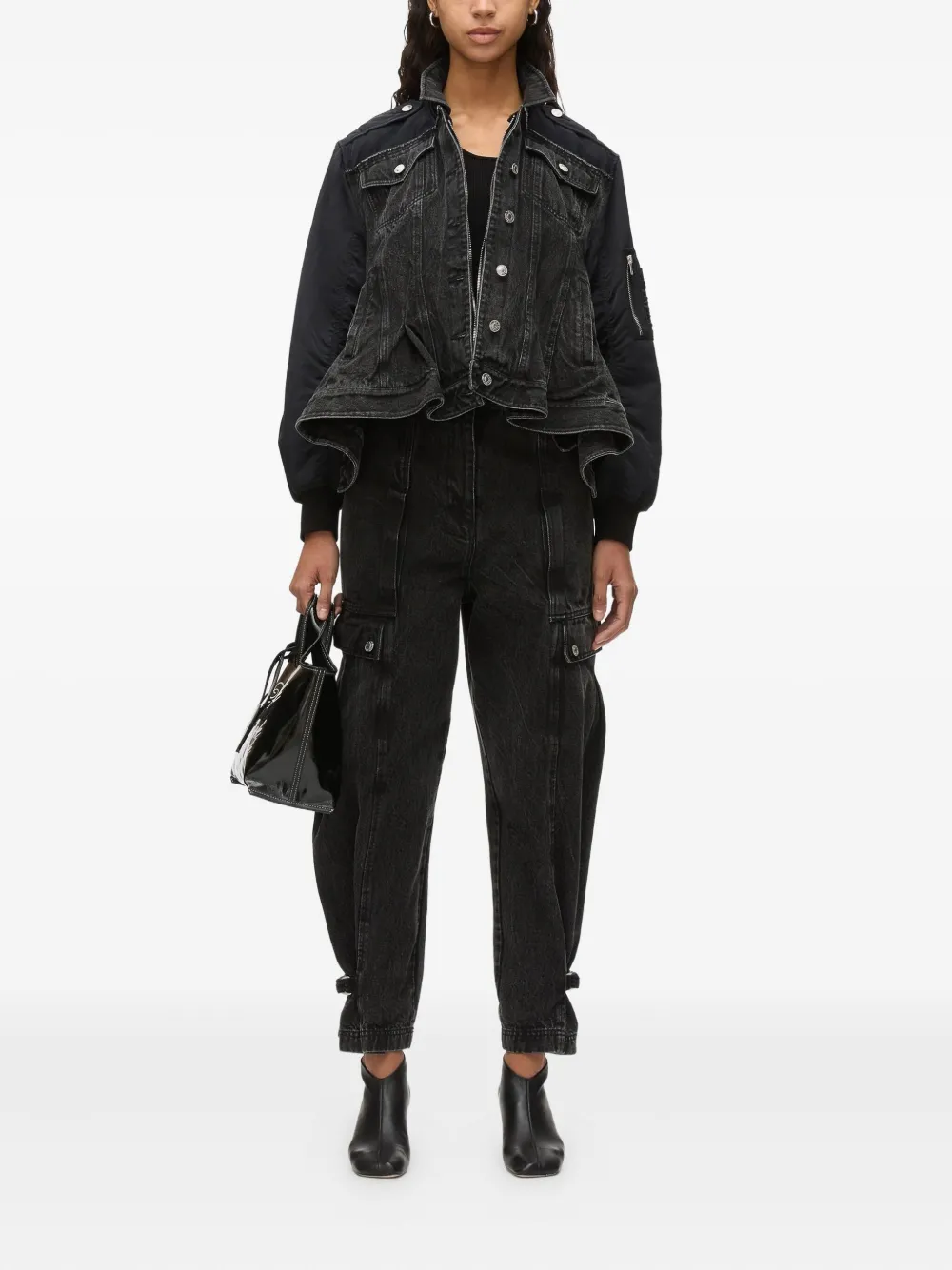 送料関税込【3.1 Phillip Lim】デニムフライトジャケット 3.1 Phillip Lim デニム フライトジャケット | FARFETCH JP