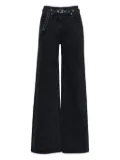 3.1 Phillip Lim belted wide leg jeans - Black