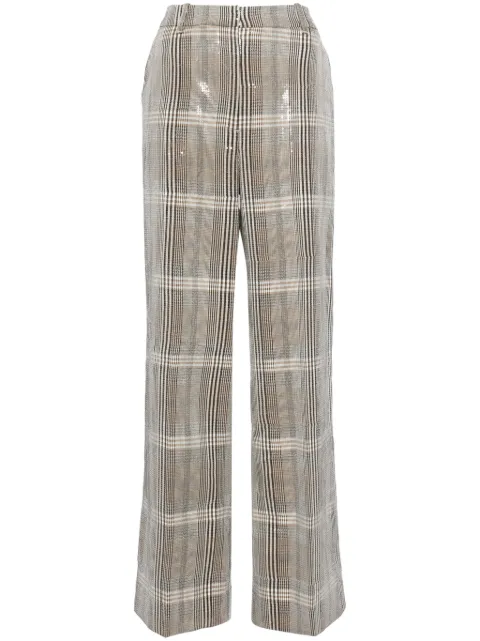 3.1 Phillip Lim pantalones Sequin Plaid