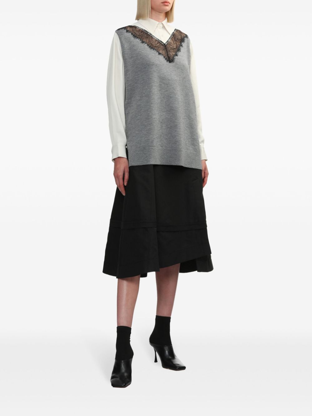 3.1 Phillip Lim Blouse met lange mouwen - Grijs