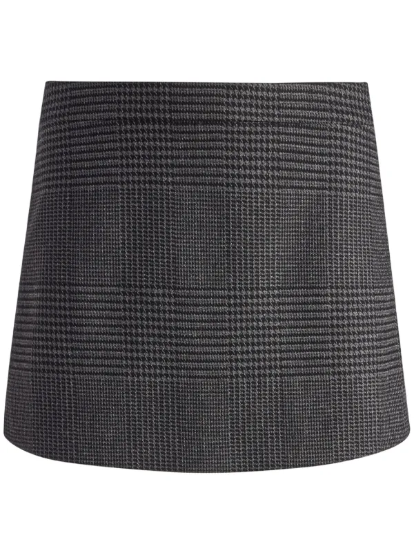 ALICE+OLIVIA アリスアンドオリビア デニム ミニスコート MACE Mace Mini Skort In Amelia Blue | Alice + Olivia