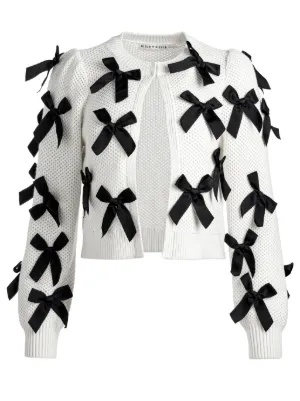 alice + olivia ストライプカーディガン M alice + olivia ストライプカーディガン M