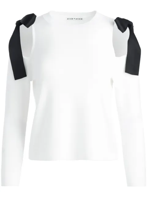 alice + olivia Dara cut-out jumper