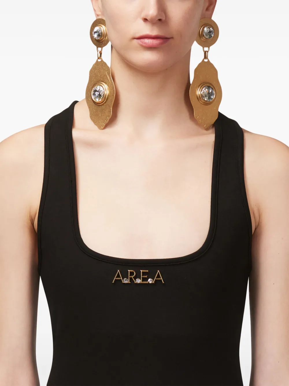 AREA Plate oorbellen - Goud