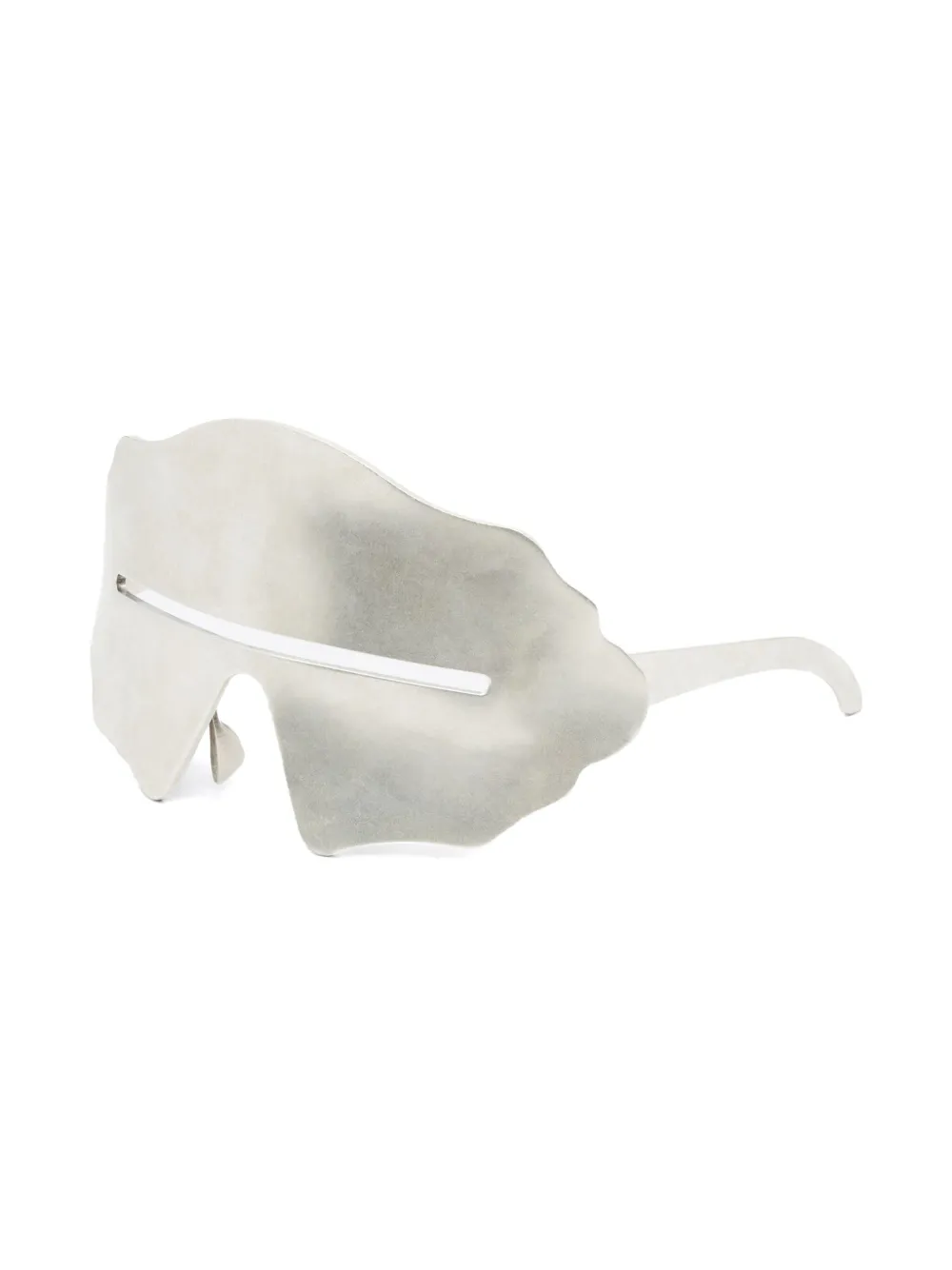 AREA Zonnebril met oogmasker - Zilver