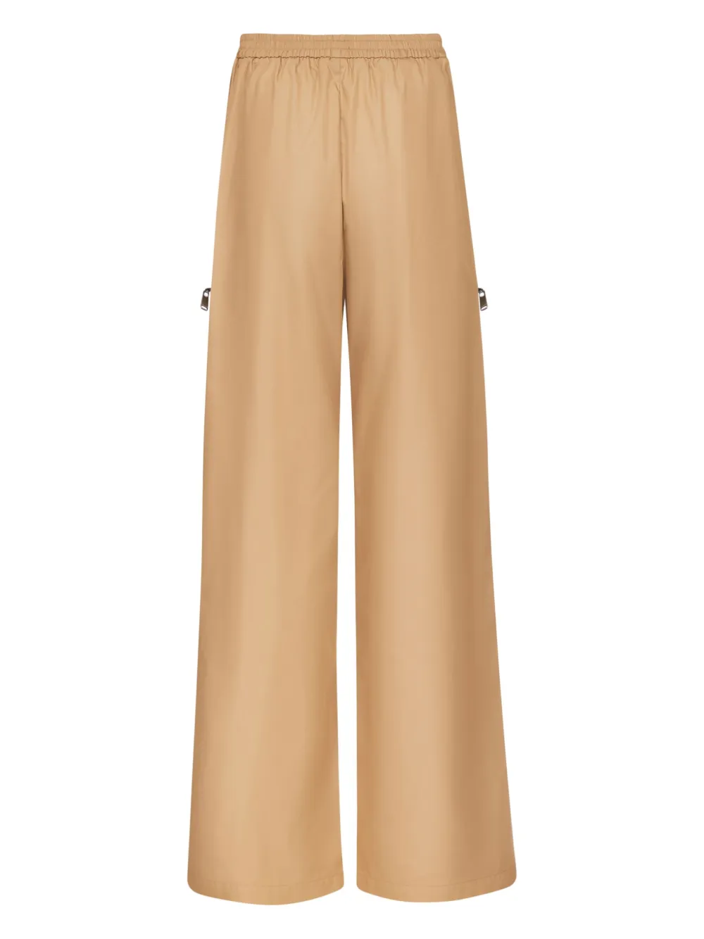 AREA Crystal Slit Track Pants | Brown | FARFETCH
