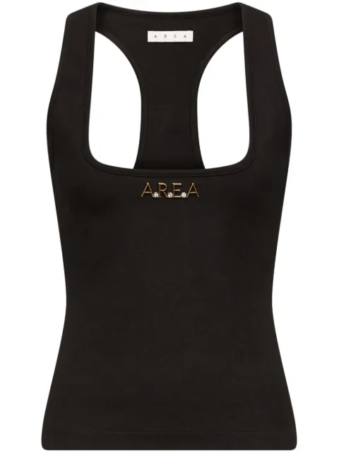 AREA Nameplate racerback tank top