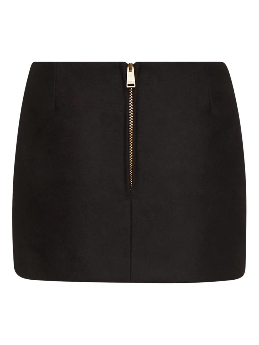 AREA Minigonna Con Bottoni Nero FARFETCH IT