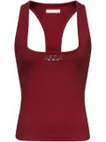 AREA Nameplate racerback tank top - Red