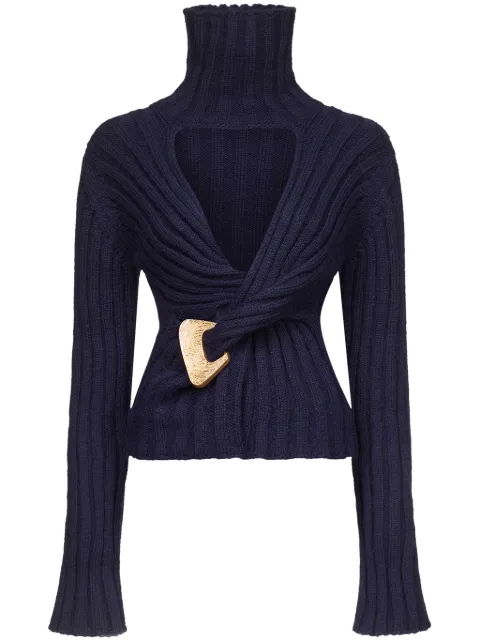 AREA high-neck sweater
