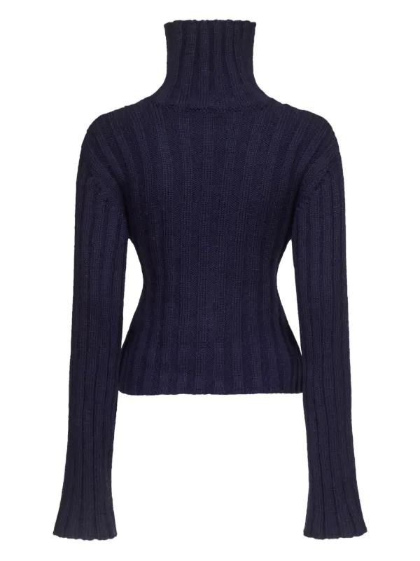 AREA high-neck Sweater Blue FARFETCH EG