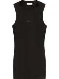AREA handprint minidress - Black