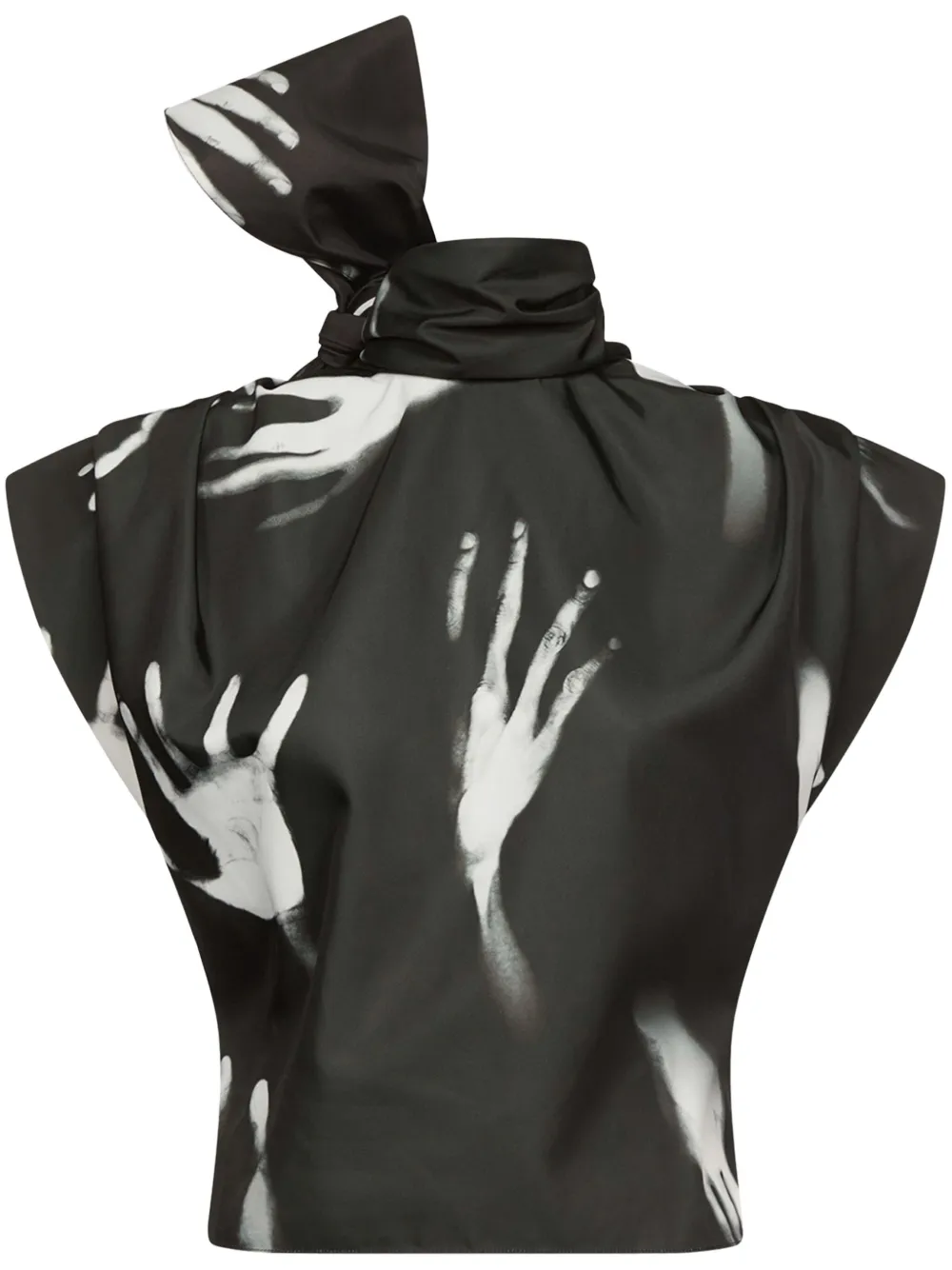 AREA Regata com estampa Handprint | Preto | Image 1