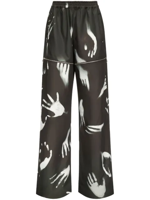 AREA pants Handprint Slit
