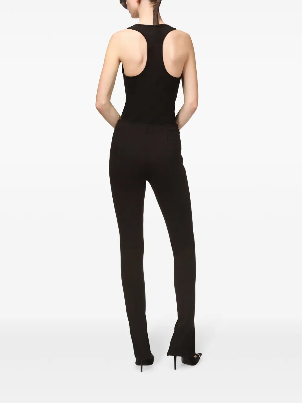 Shop Area Chain Plate Leggings In Black