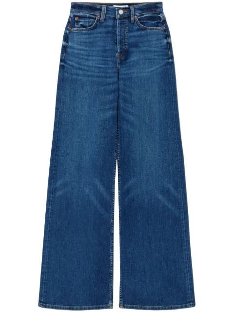 RE/DONE jeans anchos con tiro alto estilo años 70