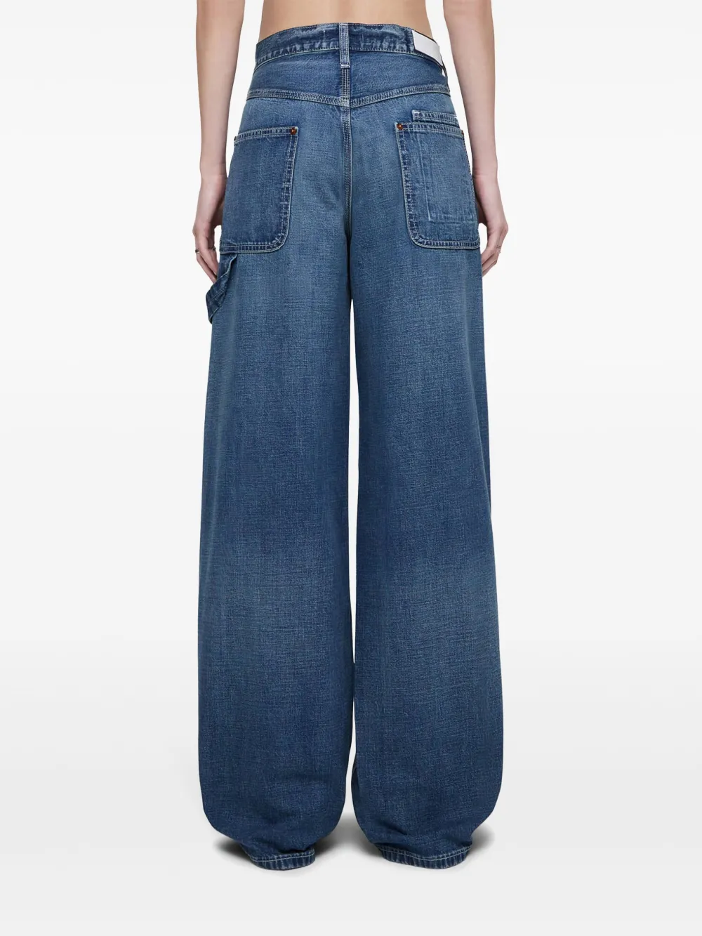Re/done Painter Jeans In Blue
