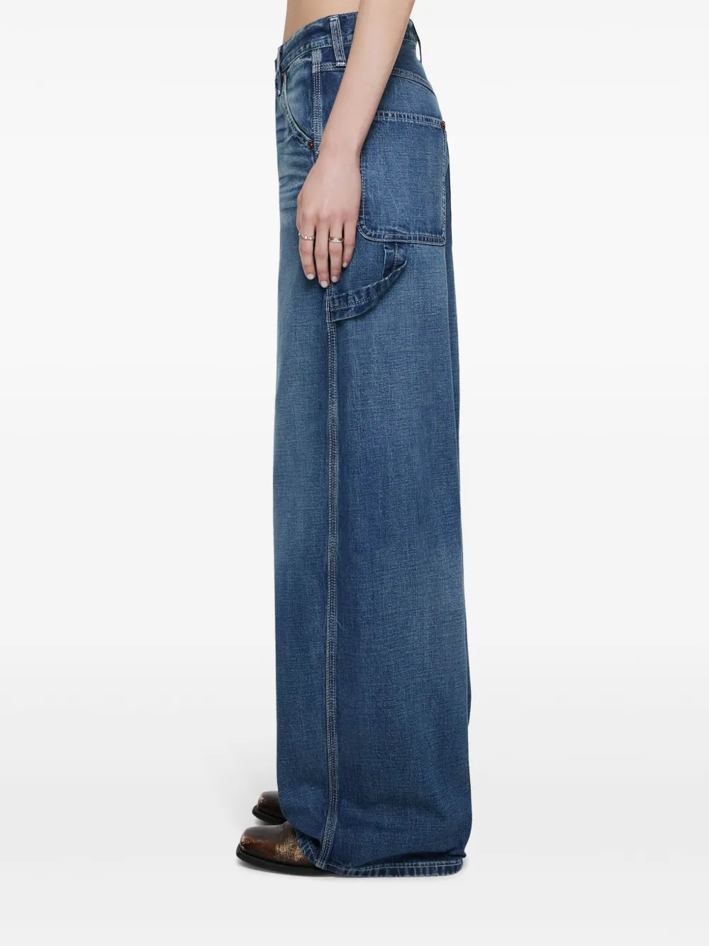 Re/done Painter Jeans In Blue