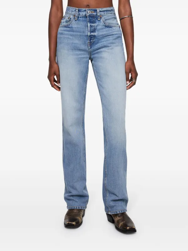 RE/DONE ハイライズ ジーンズ | ブルー | FARFETCH JP 