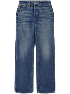 RE/DONE Low Rider Loose Jeans | Blue | FARFETCH