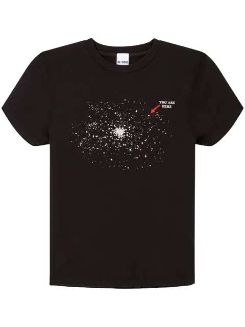 RE/DONE rhinestone-embellished cotton T-shirt