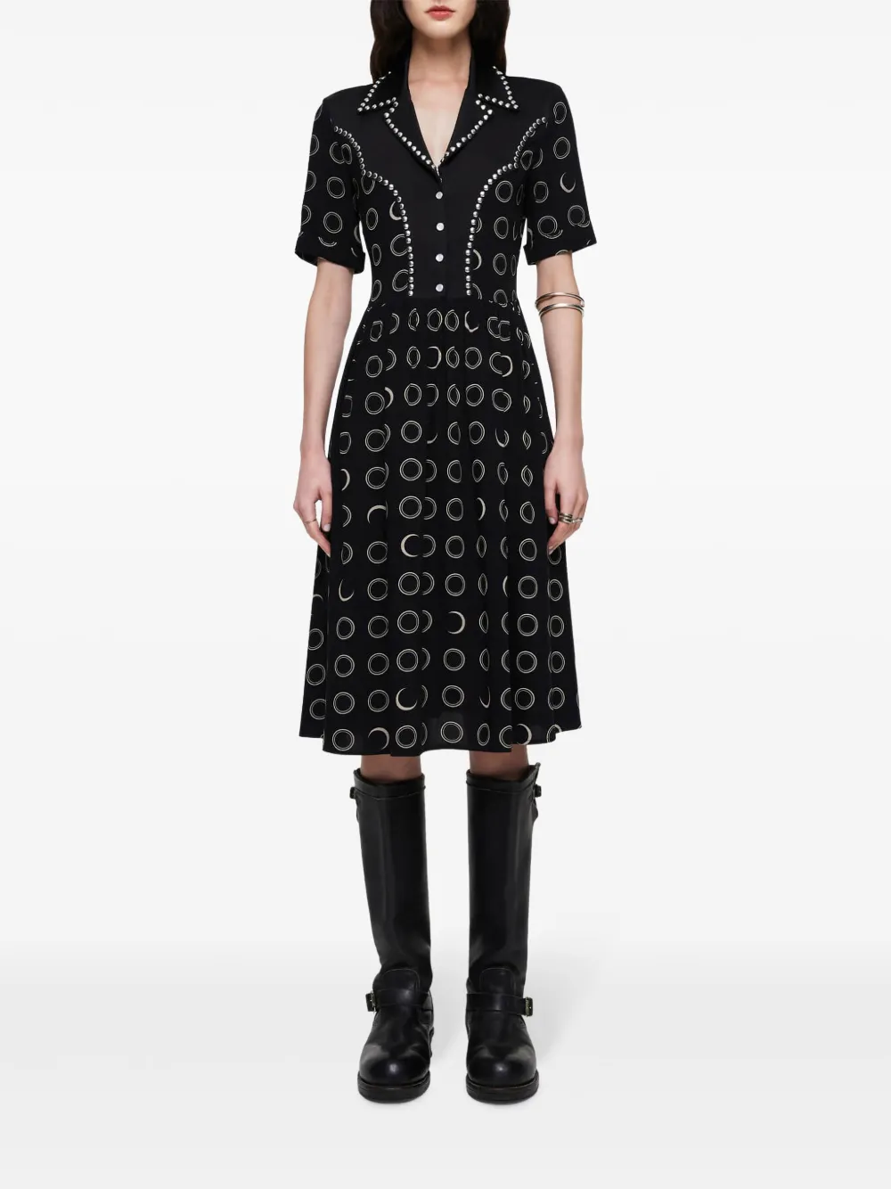 RE/DONE Western Yoke jurk - Zwart