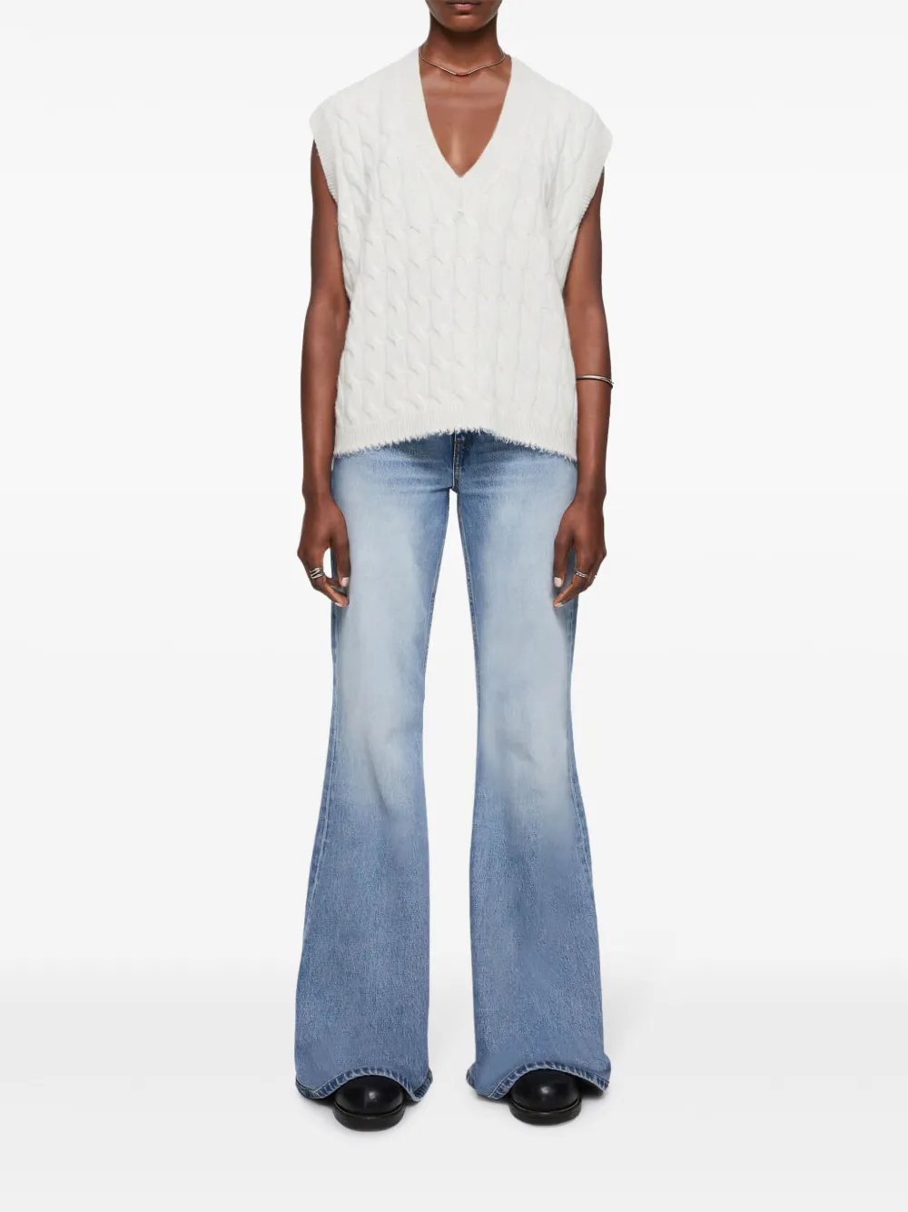 RE/DONE Baggy Flare jeans - Blauw