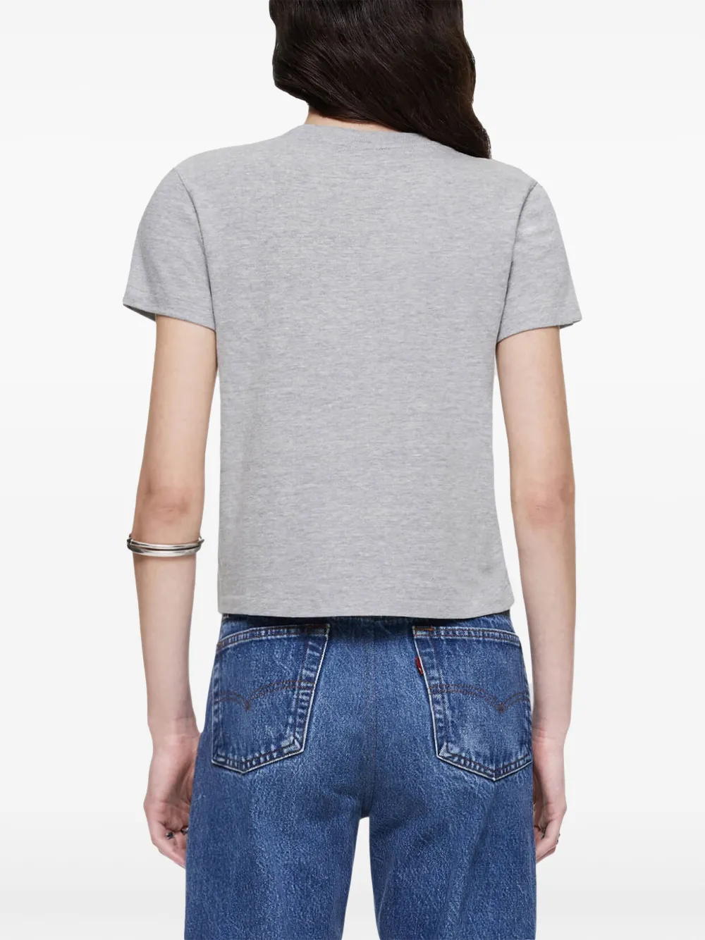 Re/done Come Up T-shirt In Grey