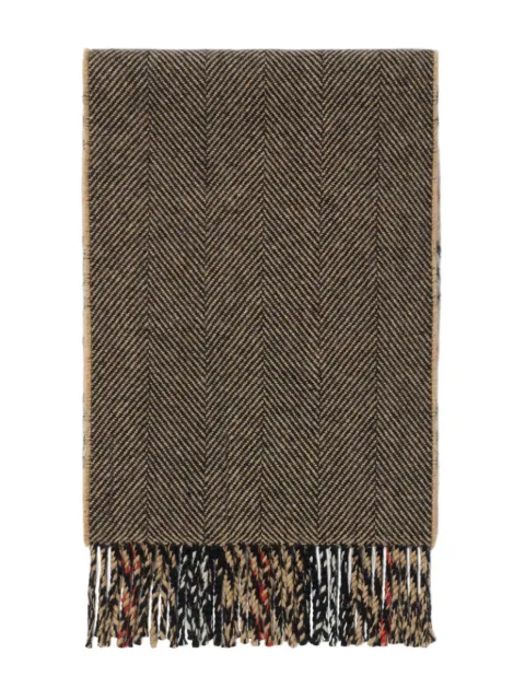 Burberry reversible checked cashmere scarf 8099014 - 1